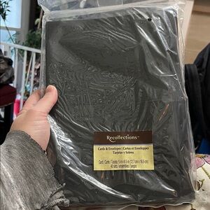 New, Never Been Open, Recollections Black Blank Note, Card and Envelope Pack